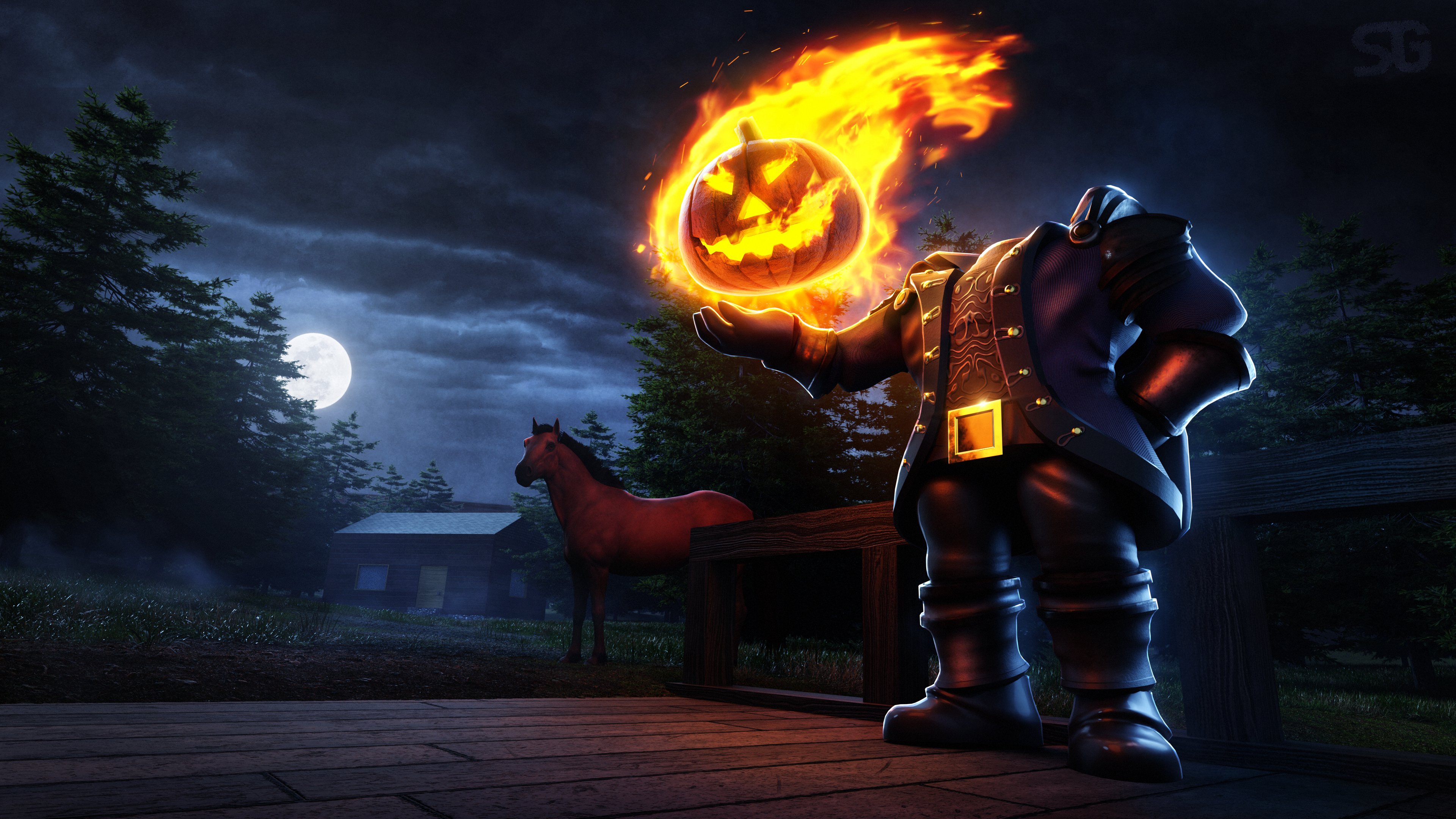 Headless Horseman Roblox GFX : r/RobloxArt