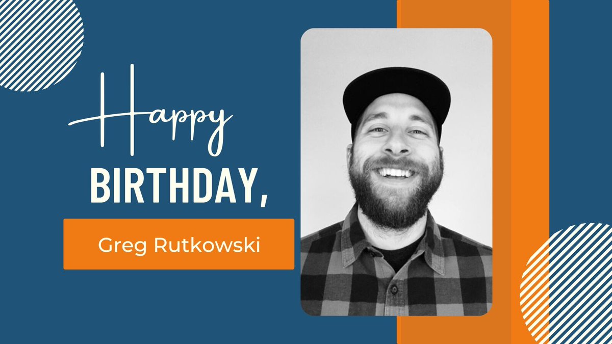 EP_Innovation's tweet image. 🎂 Happy Birthday to Greg Rutkowski, our exceptional graphic designer! Your creativity and talent bring life to our projects every day. May this year be filled with even more design masterpieces and joy. 🥳 #HappyBirthdayGreg #GraphicDesignWizard