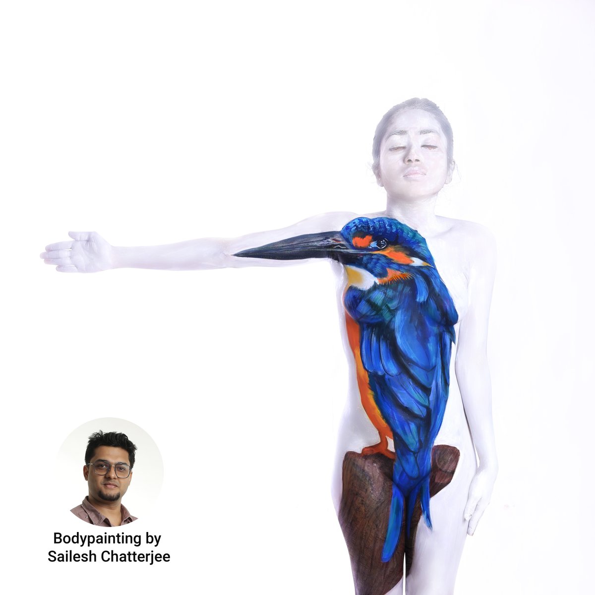 saileshchatterj's tweet photo. Kingfisher
Body Painting: Sailesh Chatterjee
Model: Riya dutta https://t.co/VdFwwCFLFi