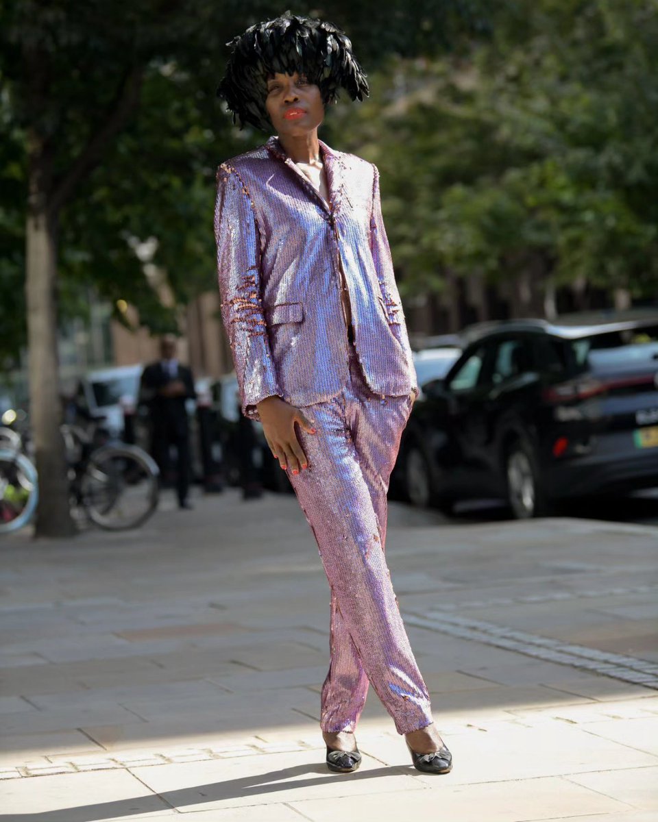 Marian Kwei (formerly Kihogo) (@marian_kwei) on Twitter photo London Fashion Week Day One. Wearing <a href="/AnyOldIronUSA/">Any Old Iron</a> with #mervebayinder headpiece. Photo by <a href="/seleensaleh/">Seleen Saleh</a> #LFW #streetstyle #streets London Fashion Week Day One. Wearing <a href="/AnyOldIronUSA/">Any Old Iron</a> with #mervebayinder headpiece. Photo by <a href="/seleensaleh/">Seleen Saleh</a> #LFW #streetstyle #streets