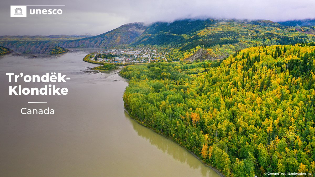 🔴BREAKING!

Just inscribed on the <a href="/UNESCO/">UNESCO 🏛️ #Education #Sciences #Culture 🇺🇳</a> #WorldHeritage List: Tr’ondëk-Klondike, #Canada 🇨🇦. Congratulations! 👏👏 

➡️ on.unesco.org/45WHC #45WHC