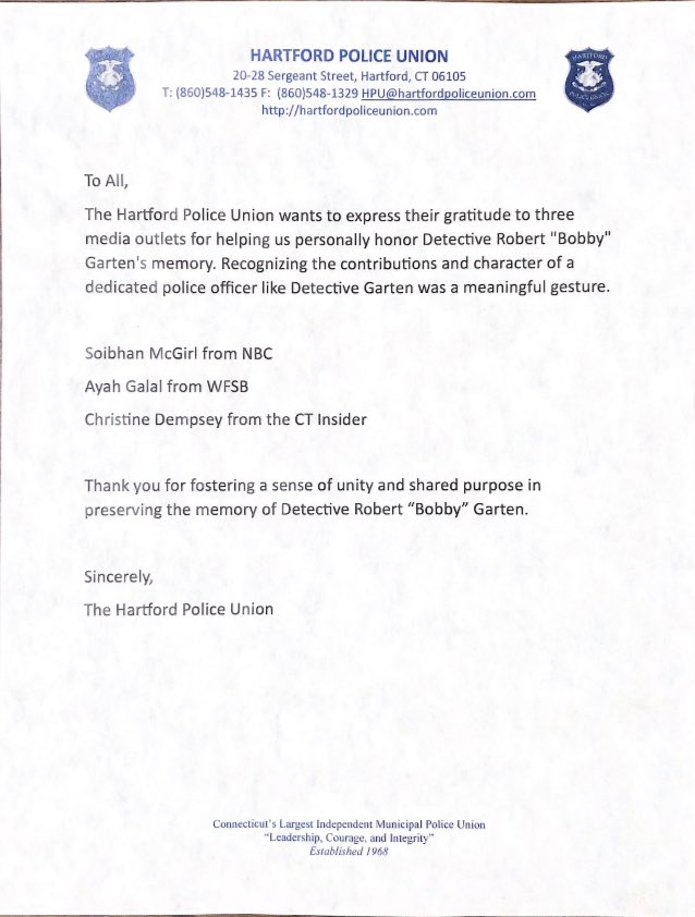 Hartford Police Union (@hartfordpdunion) on Twitter photo 