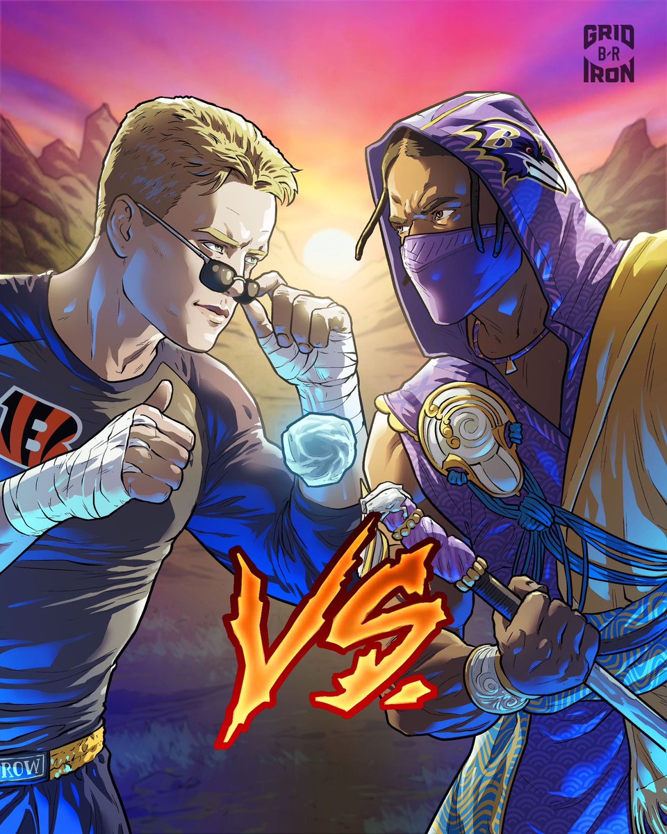 BleacherReport's tweet photo. Burrow vs. Lamar 🍿

AFC North showdown 💥 @MortalKombat https://t.co/hwGfuxhNZc