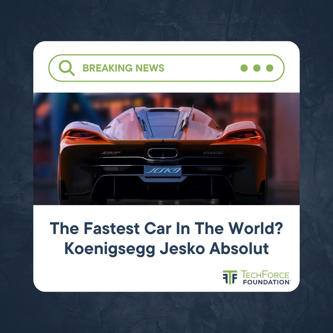 🚀 Check out the Jesko Absolut: The Fastest Car Koenigsegg Will Ever Make training video now in the TechForce Network! 🏎️💨

Check out training video at techforce.org/app/home/train…