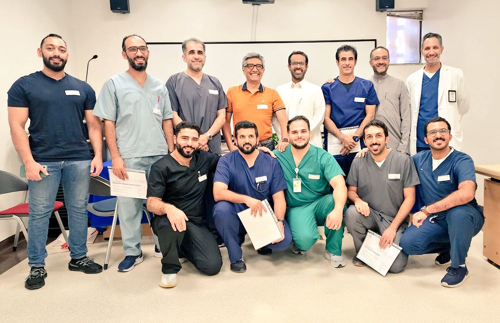 It was a wonderful training session with a group of skilled #surgeons in the #knee master #Aotrauma course, #Riyadh. Thanks  <a href="/AOTrauma/">AO Trauma</a>, and we are looking for more courses in #SaudiArabia