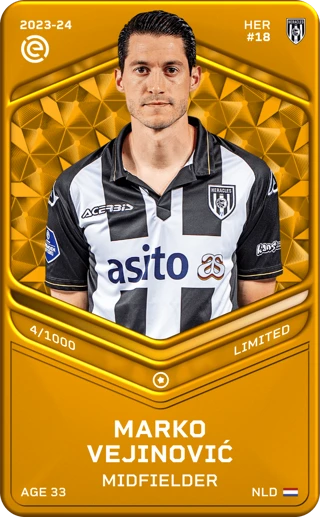 TradeRexSorare's tweet photo. 🌟#Sorare #Giveaway Alert!🌟   

Here's your chance to win #Marko #Vejinović from #Heracles #Almelo⚽  

To enter:  

- ❤️ &amp; RT 
- Follow  @TradeRexSorare  
- Comment with your Sorare manager name  

Ends 18/9 at 19:00 CET🏆 https://t.co/yQCnTX6cRh