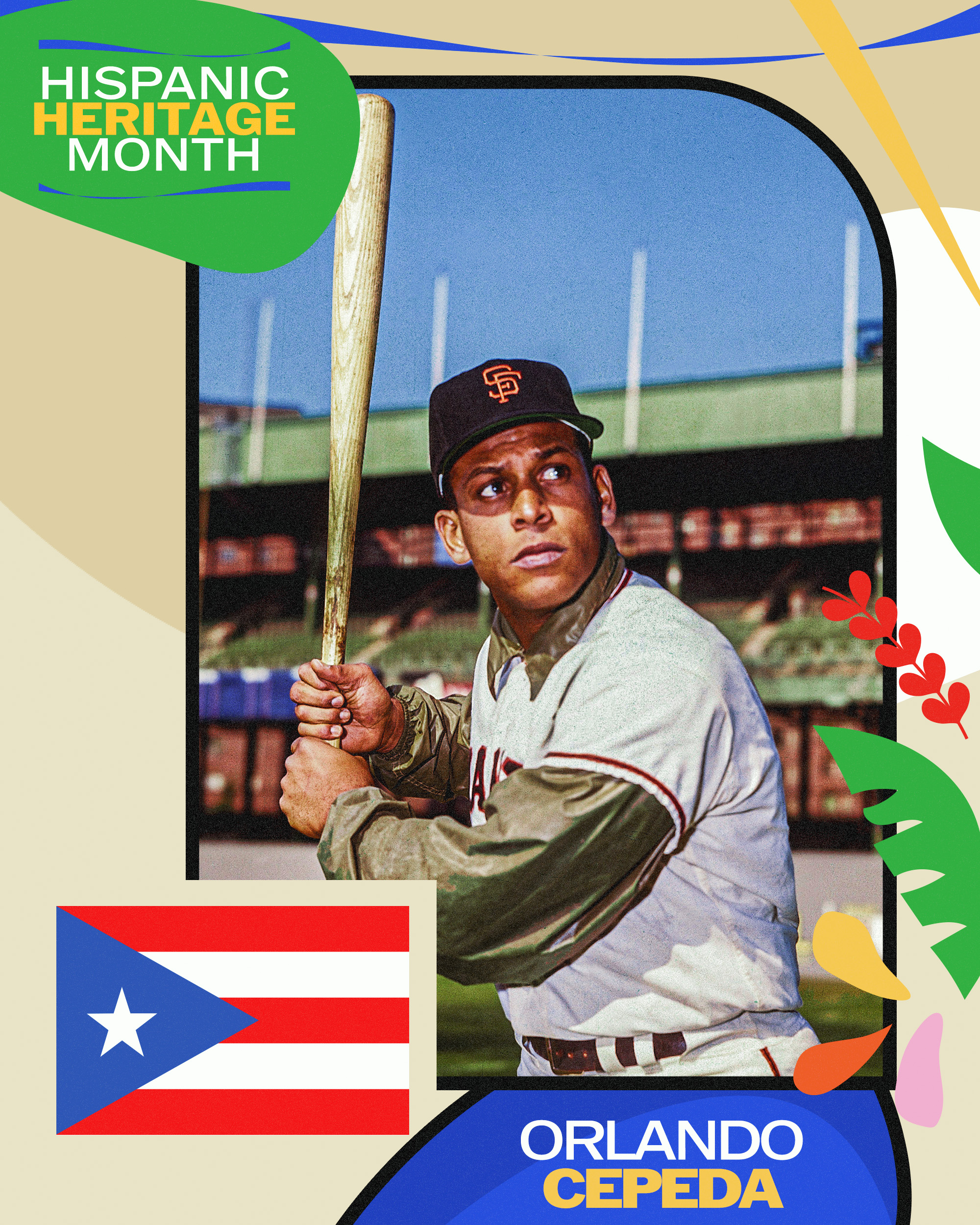 MLB on X: Orlando Cepeda was an 11x All-Star who was the unanimous NL  Rookie of the Year in 1958 and the unanimous NL MVP in 1967. “The Baby  Bull” amassed 379