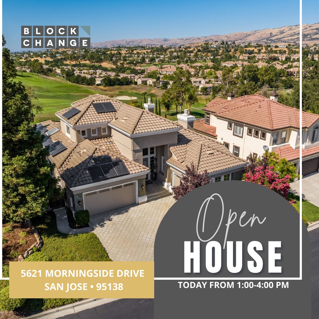 Step into elegance at 5621 Morningside Drive! This customized beauty in Silver Creek Valley Country Club is a golfer's dream ⛳, a chef's delight 🍽️, and an entertainer's haven 🎉.  Come see for yourself at our open house this weekend! 🏡✨ #DreamHome #OpenHouse #SanJoseLiving