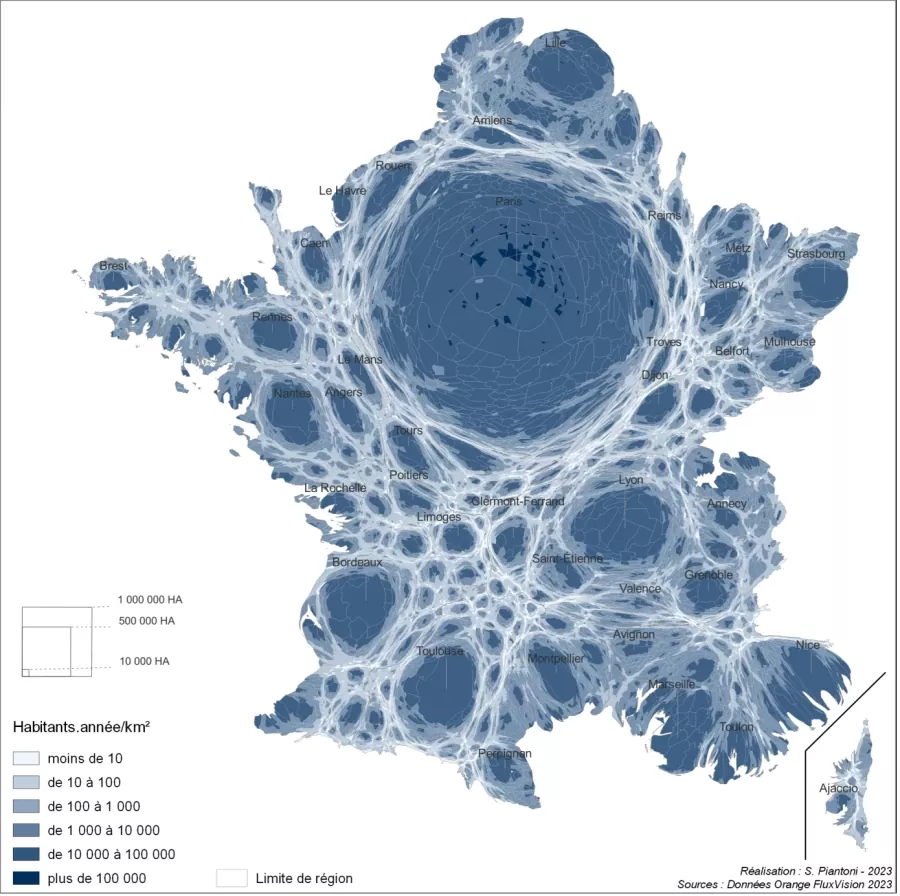 « Et si habiter, ce n’était pas seulement résider ? En se fondant sur des données téléphoniques, l’équipe de chercheurs La France habitée, co-animée par J. Lévy, propose une vision renouvelée du peuplement et de l’usage du territoire »
lagrandeconversation.com/societe/la-fra…