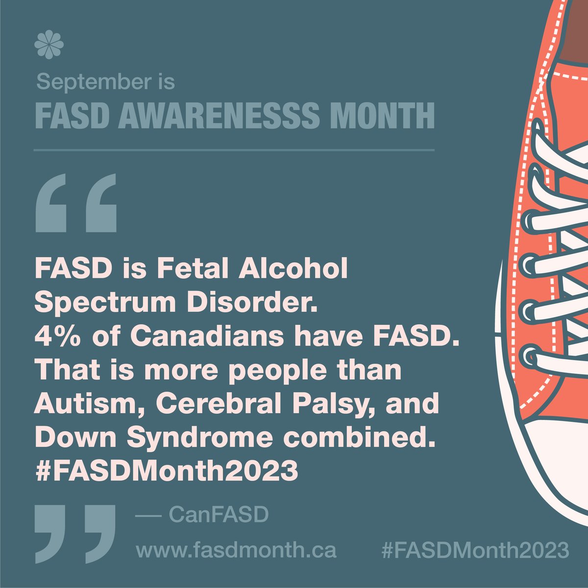 Interwoven Connections (@interwovenca) on Twitter photo For today's #shareablesunday, we turn to the experts at <a href="/CanFASD/">CanFASD Research Network</a> to learn more about FASD. Did you know that 4% of Canadians have FASD?
#FASDMonth2023 #RedShoesRock #UnitingStrengths For today's #shareablesunday, we turn to the experts at <a href="/CanFASD/">CanFASD Research Network</a> to learn more about FASD. Did you know that 4% of Canadians have FASD?
#FASDMonth2023 #RedShoesRock #UnitingStrengths