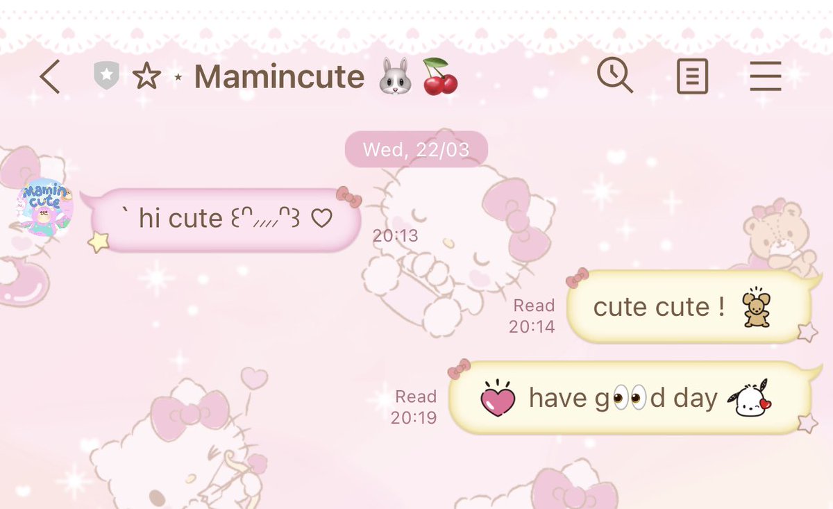 ˚ Mamincute 🜼 Sticker-Themeline 🎀🌼 tweet media