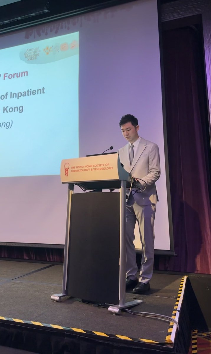 Speaking at the Annual Scientific Meeting 2023 ( Hong Kong Society of Dermatology and Venereology ) 

#ASM2023 #MedTwitter #MedX #Derm 
#Dermtwitter #dermX #HKSDV #HKDerm #dermatology