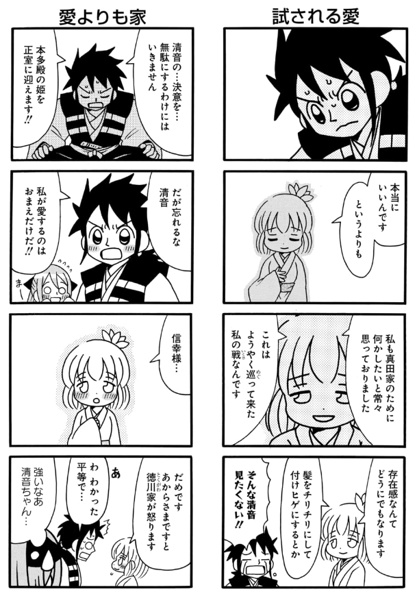 徳川家康と真田家(真田家の事情多め)。
(4/4) 
