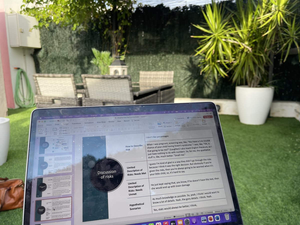 There are worse places to do final prep for presenting @fido_study qualitative data @eusem