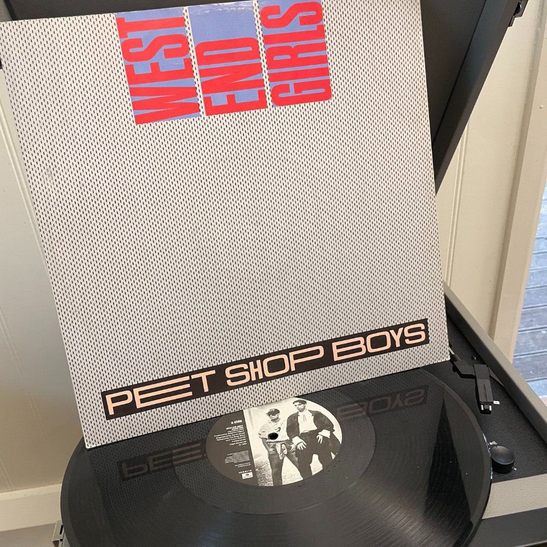 It's SPINday, featuring one of my old albums, that I listen to while I write
This week, West End Girls by The Petshop Boys - transports me back to the fall of '85. Just started at College of Law &amp; Lillian paid me a surprise visit...
Listen along at open.spotify.com/track/5Dqik1P9…