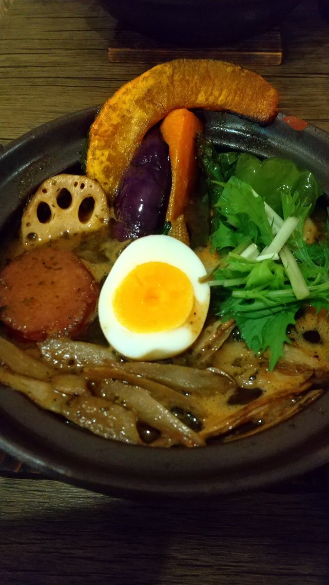 pleasemrpostma2's tweet image. 外食＼(^o^)／
久し振りのスープカレー

#北海道伊達市
#DraDra
#スープカレー