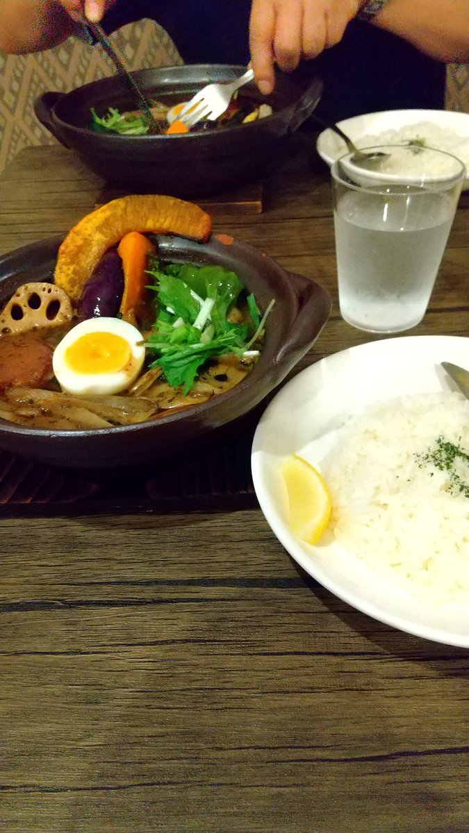 pleasemrpostma2's tweet image. 外食＼(^o^)／
久し振りのスープカレー

#北海道伊達市
#DraDra
#スープカレー