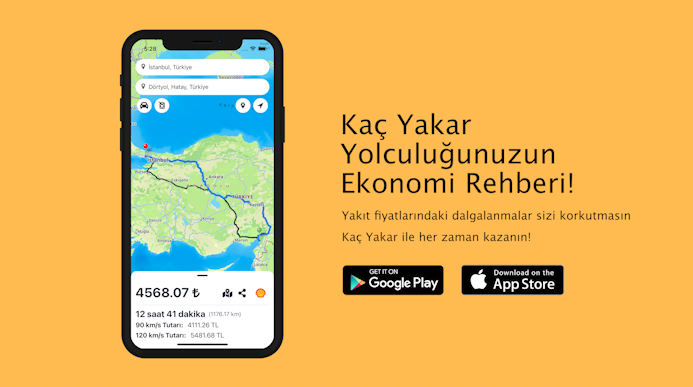 addidagli's tweet photo. Merhaba arkadaşlar! @herenkeskin ile araçlarınızın yakıt tüketimini izlemenizi kolaylaştırmak için "Kaç Yakar" adında bir uygulama geliştirdik! 🚗 ⛽

📱  İndirmek için:
👉 Android: https://t.co/dXBNVMcdm7
👉 iOS: https://t.co/dXBNVMcdm7 https://t.co/fXqy4J3qi8
