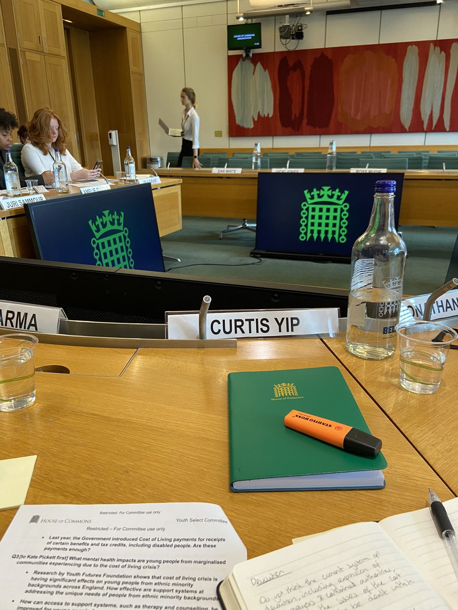 On Friday I was in Parliament for the Youth Select Committees first oral session, investigating the impact of the cost of living crisis on young people. 

I am delighted to have been elected as Vice Chair of the committee and look forward to submitting our findings to government.