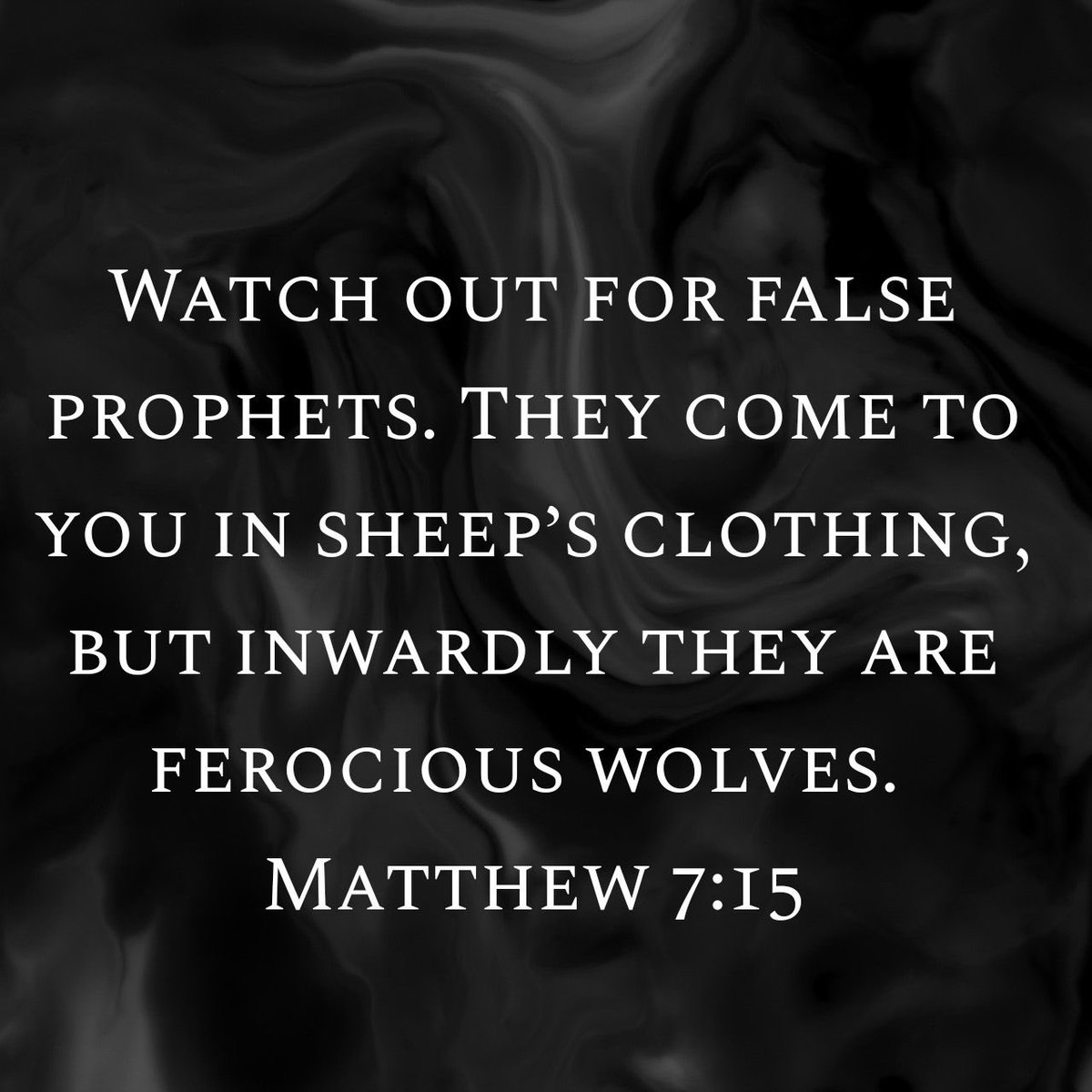 Angie_RejoinEU's tweet photo. @MirabelTweets1 @MirabelTweets1
#BewareFalseProphets
Iโm an atheist but this is a universal truth.
Very good advice whether youโre a believer or not. ๐ https://t.co/lTXH4K4b1Q