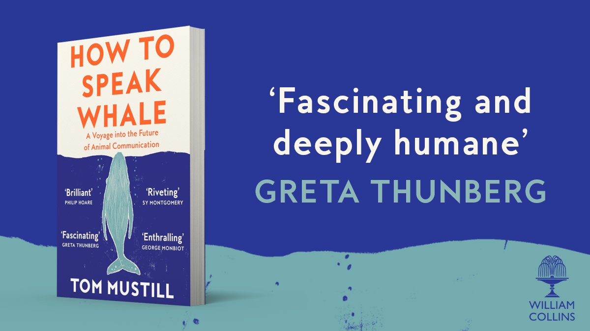 ‘Fascinating’ @GretaThunberg Wildlife filmmaker @tommustill always liked whales. But when one breached onto his kayak, nearly killing him, he became obsessed. 🐳🐳🐳 HOW TO SPEAK WHALE is out in paperback now!