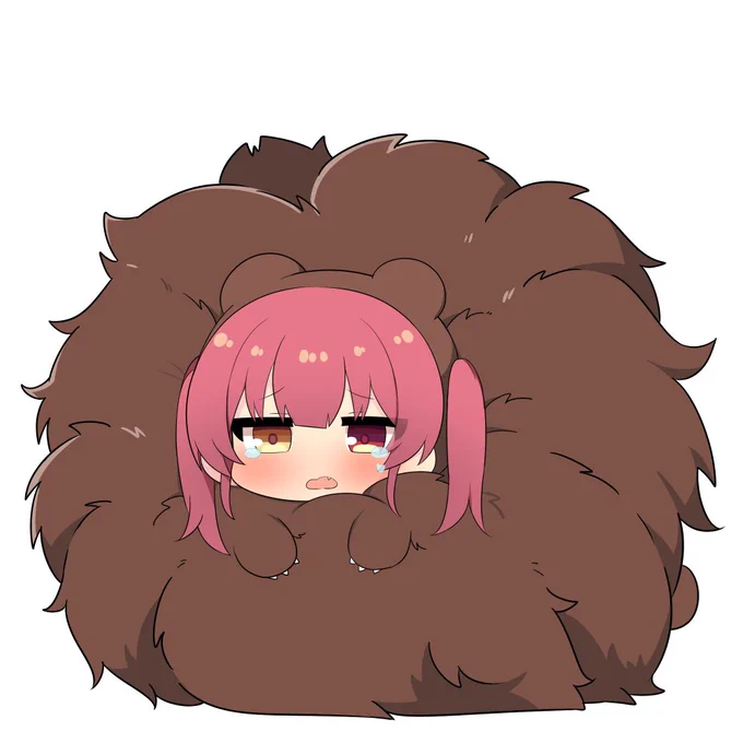 もふもふクマリン #マリンのお宝 