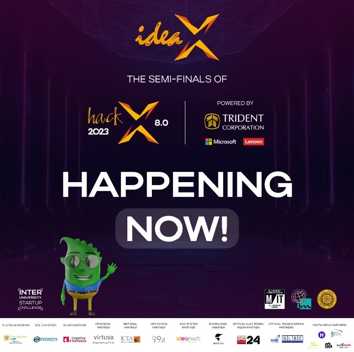 SLWebCast's tweet photo. Happy to be the Youth Media Partner of #HackX by #IMSSA of @KelaniyaUni.
#slwebcast #welfare #youth #partnership https://t.co/0rkHVROCOZ