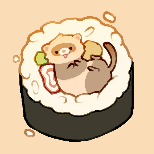 food no humans cat simple background food focus rice sushi  illustration images