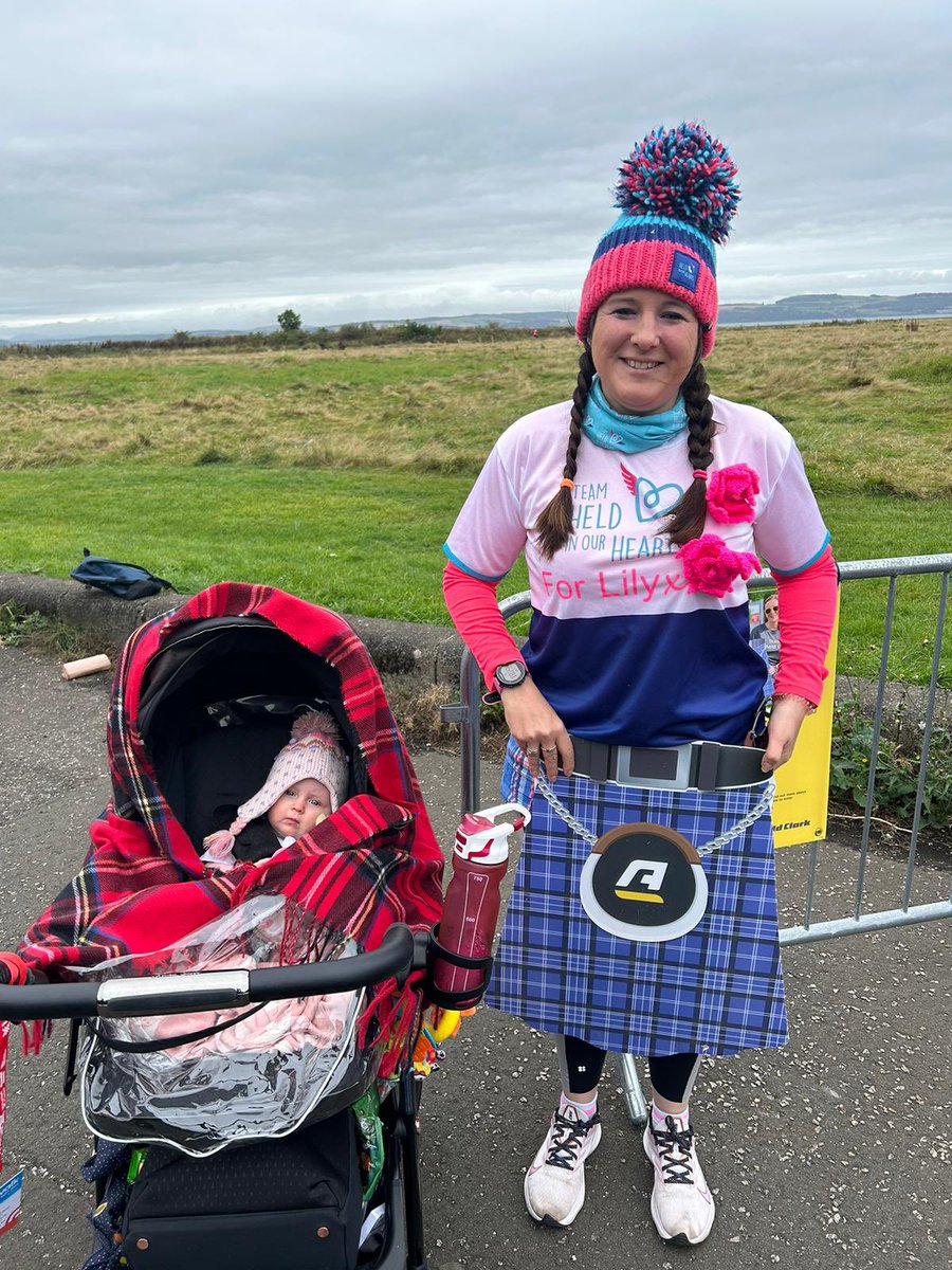 Zara is one of our amazing families at the <a href="/thekiltwalk/">Kiltwalk</a> today.  Here she is showing us how to go full tartan by decorating her little ones pram! 🙌🏻
Zara suffered the devastating loss of her precious daughter Lily at 35 weeks and suffered a miscarriage in a subsequent pregnancy.