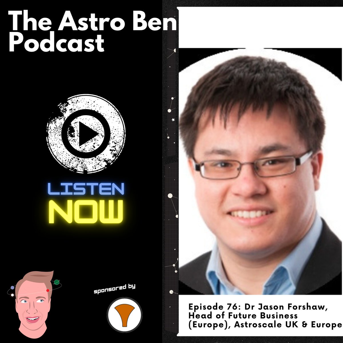 Gambleonit's tweet photo. 🚨 NEW EPISODE ALERT #astroben #podcast 🚨Dr Jason Forshaw is the Head of Future Business at @Astroscale_UK. In this episode, we discuss how much of the publics ‘day to day life' goes through satellites and how disastrous it would be if the Space Junk issue is not taken seriously. Out now wherever you get your spacey pods! #space #astroscale #spacejunk
https://t.co/N3oDYbS5K2
