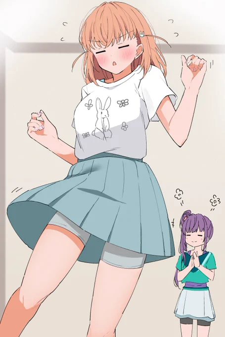 どうせ断っても押し切られるだけなのがわかってるので、やってくれる花帆ちゃん 