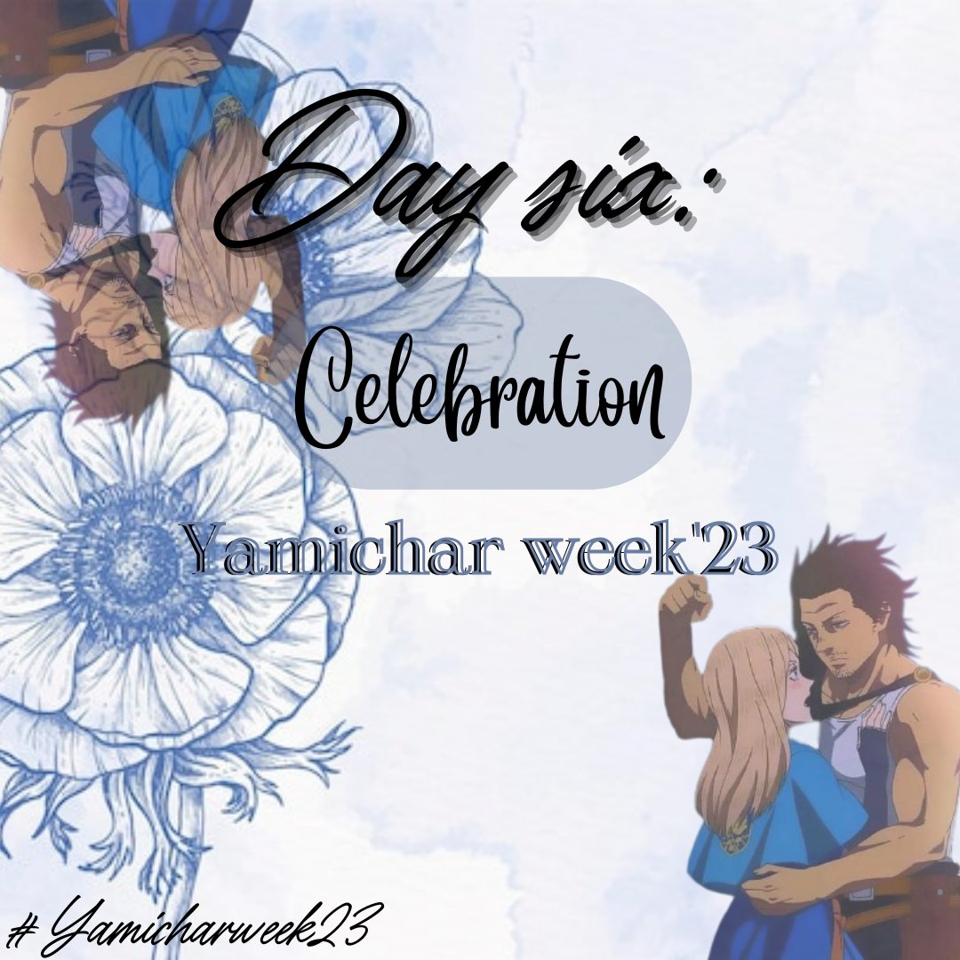 yamicharweek's tweet photo. Day six: “Celebration”

#Yamicharweek
#Yamicharweek23

#BCSpoilers #BlackClover https://t.co/fK7fvAfHa7