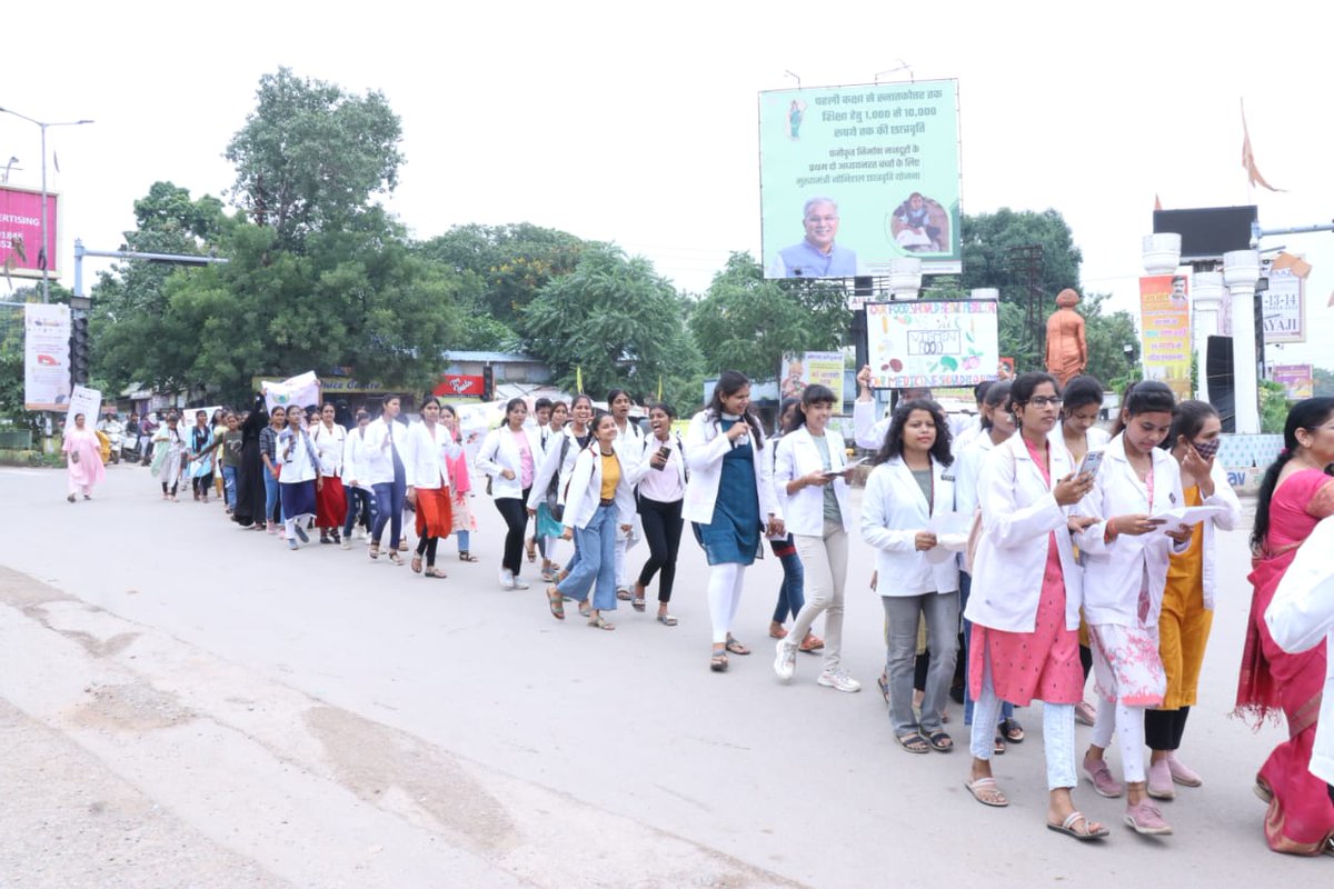 fssaiindia's tweet photo. #NetProFan Chhattisgarh |Exciting events galore! Millet Walkathon, Poster Competition, Community Outreach, Recipe Contest and an insightful guest lecture - organised by Hemchand Yadav University (Durg, Bhilai, Raipur) and Govt DB Girls College (Raipur).
@NetProFan
@MoHFW_INDIA https://t.co/XXdlkr7XPM