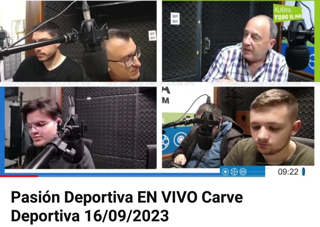 WiliamVelazquez's tweet photo. Sábados de 9 a 12 horas PASIÓN DEPORTIVA en CARVE DEPORTIVA 1010 AM. https://t.co/gWRiqYra6r