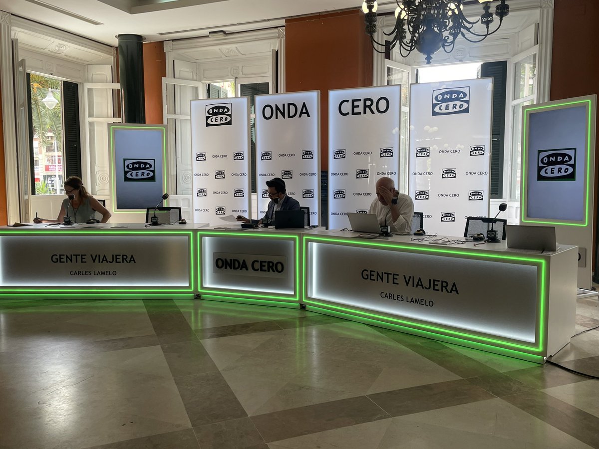 🔴 En el Aire 👉 <a href="/GenteViajeraOCR/">Gente Viajera</a> de <a href="/OndaCero_es/">Onda Cero</a> desde la Casa Colon de #Huelva #Andalucia