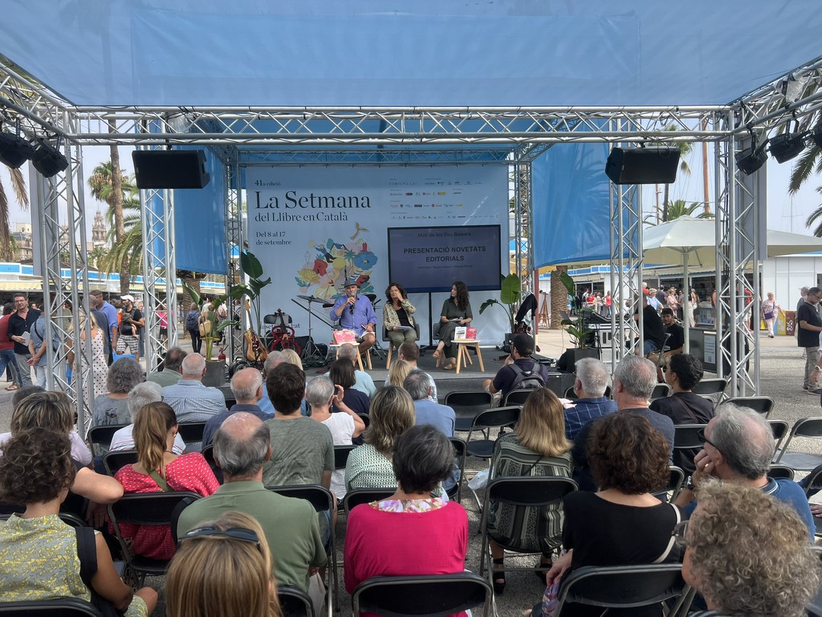 Continuen les activitats relacionades amb “El matí de les Illes Balears”, amb presentació de diferents novetats bibliogràfiques. #LaSetmana23