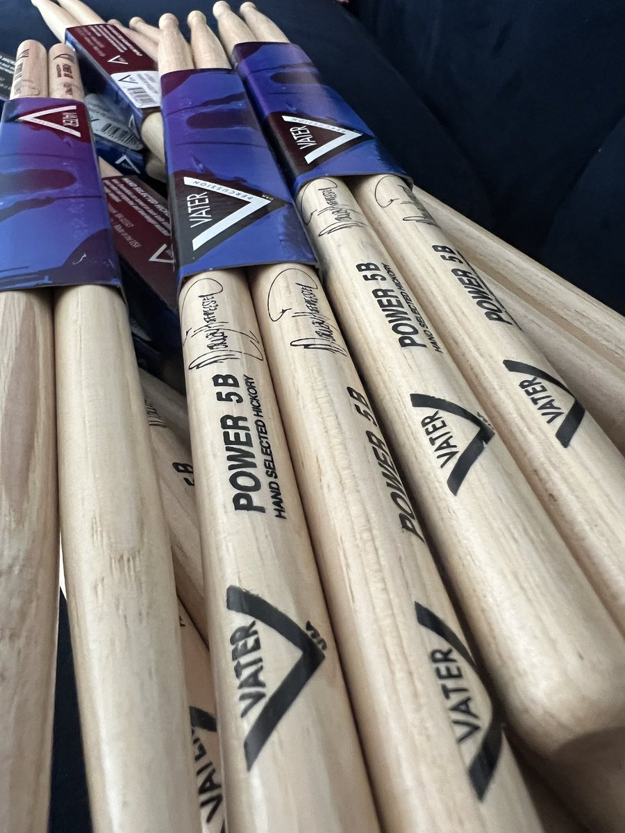 thanks <a href="/VaterDrumsticks/">Vater Drumsticks</a>  🙏🏽🙏🏽🙏🏽🙏🏽