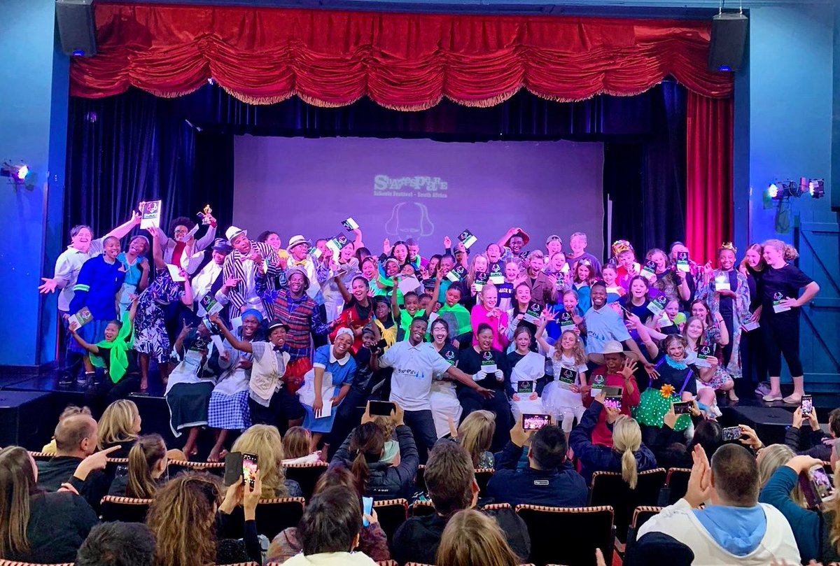 Day 2 at the Shakespeare Schools Festival South Africa in George was truly remarkable! The George Arts Theatre was packed with enthusiastic audience members and talented learners lighting up the stage. Let's keep nurturing a love for the arts in our community! #SSFSA2023 #SSFSA23