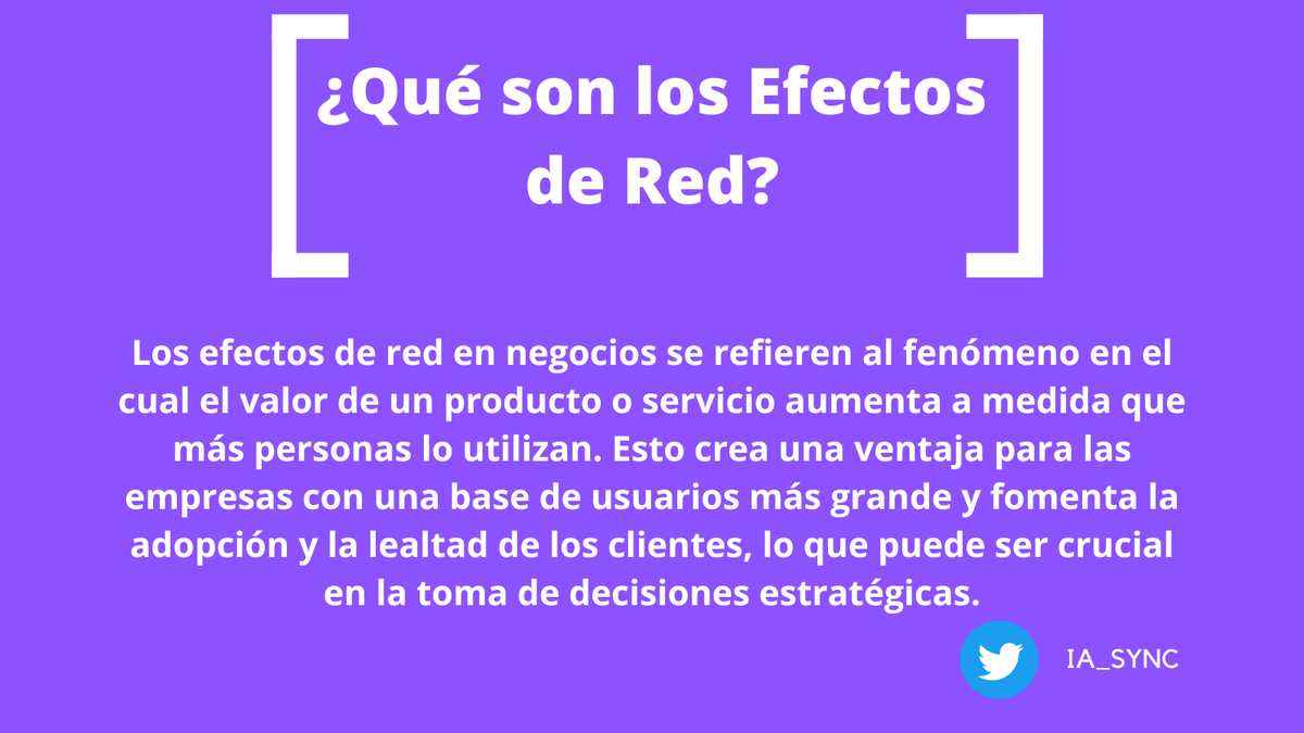 IA_SYNC's tweet photo. #SemanaDelEmprendedor durante esta semana os voy a dejar 28 tips 💡que puedes usar con #ChatGPT para tomar mejores decisiones para tu negocio y dominar los modelos mentales detrás de ellos. #emprendedores

[Suscríbete para más consejos ❤️]

23. Efectos de Red 🥅 https://t.co/lRzbxxStv6