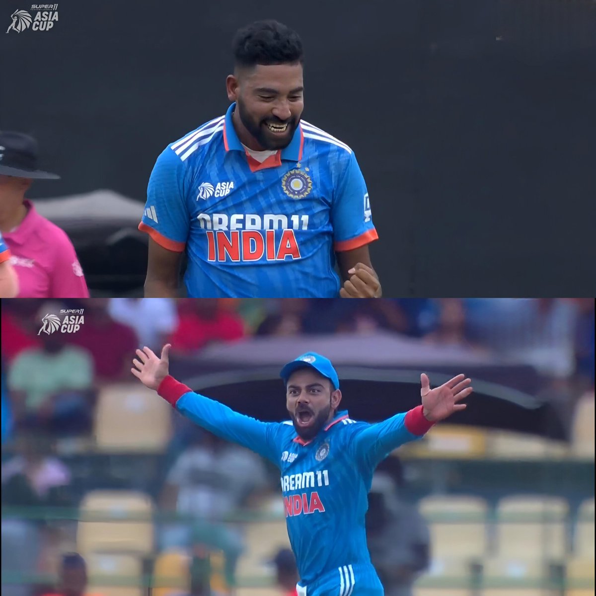 GaurangBhardwa1's tweet photo. Kohli ne bahut gaali khayi thi siraj ke liye jab isko khilata tha !
Happy for Siraj and Kohli ❤️😭 https://t.co/0qGLoZVY9b