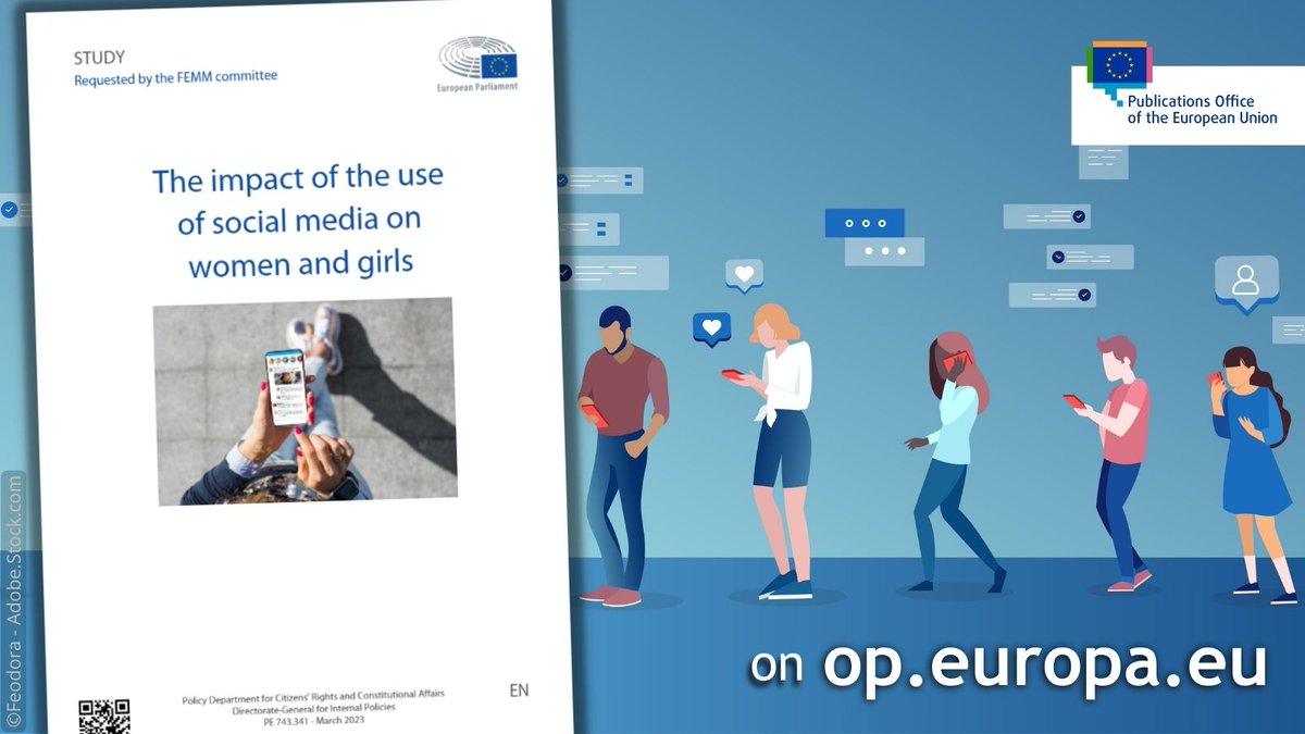 How do social media create #GenderBias and affect women and girls, gender equality, democracy and civic participation? Good answers and recommendations in this study by @EP_GenderEqual: europa.eu/!NRVjXJ #SocialMediaManagersDay @EuropeanYouthEU @eige_eu @EP_ThinkTank