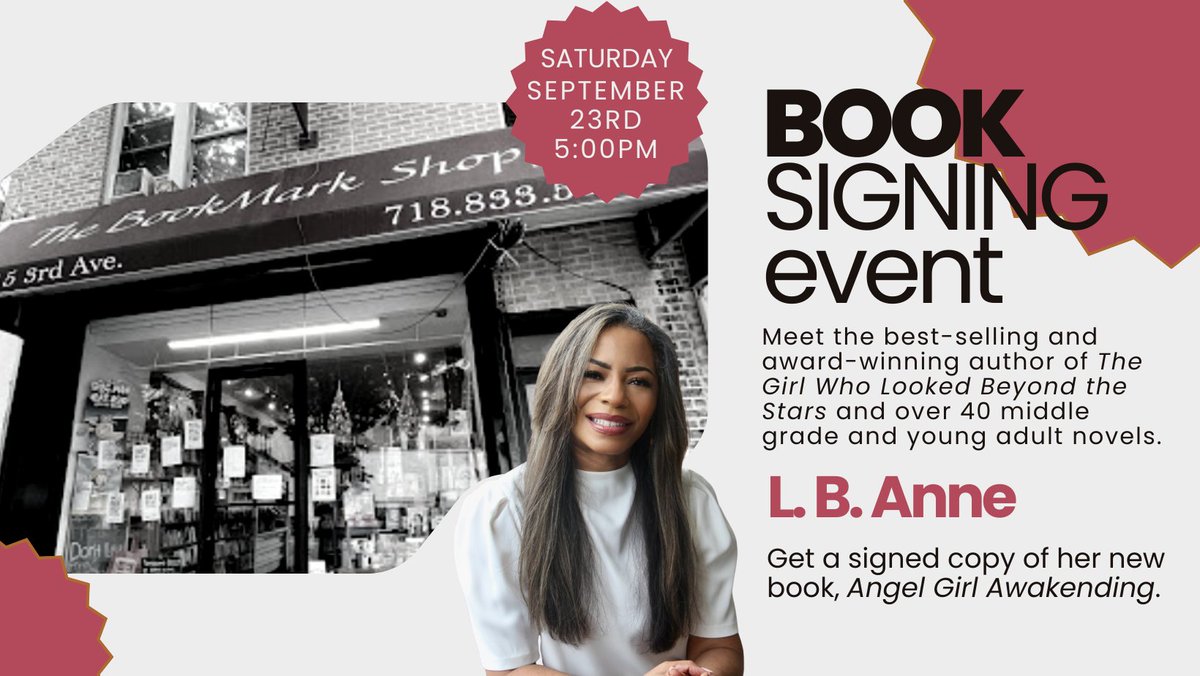 I'm coming home to New York! I can already taste the bagels and the pizza! Grab the kids and come out and see me at @bookmarkshoppe. More info⬇️ bookmarkshoppe.com/event/angel-gi…… #Brooklyn #authorevent #booksigning #newyork