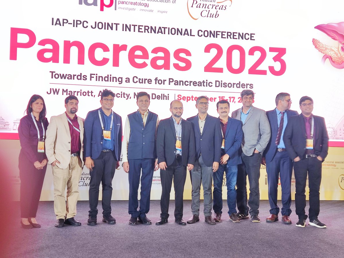 A big 🔊🔊🔊 to the organising committee of Indian Pancreas Club (IPC) for conducting a fabulous IAP-IPC joint conference... 😍🥰😇

Prof Pramod Garg 
Prof @Sudipta20534 
Dr. Jayanta samanta @jayanta_sam
Dr. Saumya Jagannath
Dr. @elhence_anshu 
Dr. Deepak Gunjan
@gurutrikumd 
C.