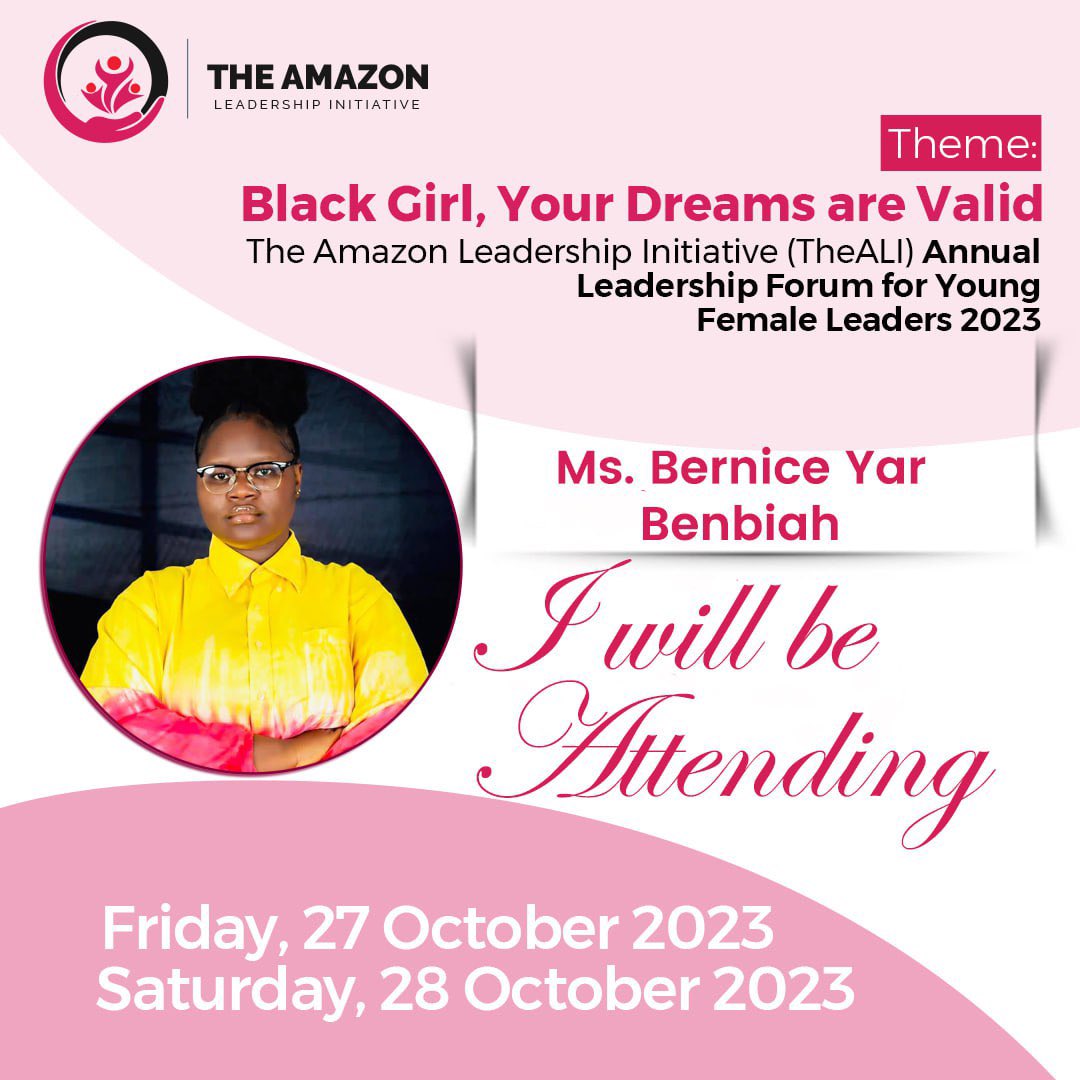 BenbiahBernice's tweet photo. I do believe in female leadership because once a female is part of decisions making, it’s a plus for her fellow women. She will aid to elaborate the voices of women and also make policies in the interest of other feminines.

#TheALILF2023 #BlackGirlYourDreamsAreValid https://t.co/tGKN0j5fsO