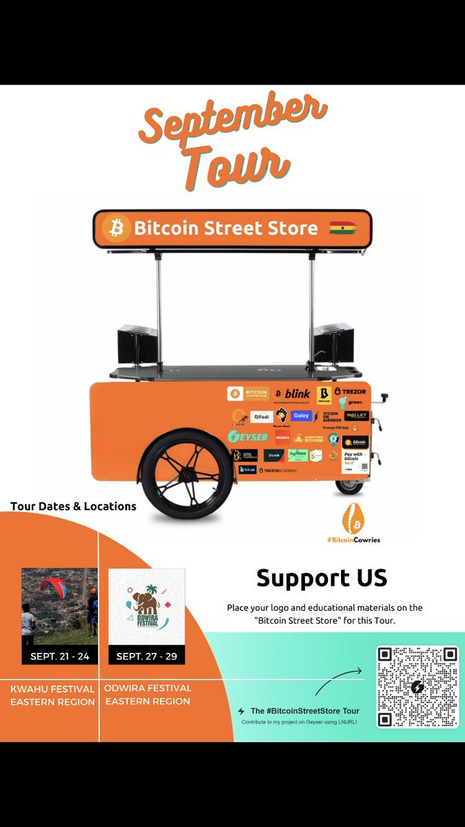 Ababio_Samuel01's tweet photo. The team will educate people, help set up wallets and onboard businesses with better methods for taking #bitcoin payments, along with demonstrations while enticing those who are already familiar and new to bitcoin. #BitcoinStreetStore https://t.co/VinvBAfHXZ