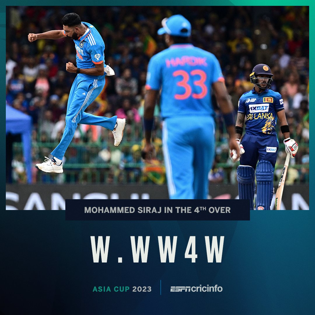 AtulChavan26's tweet photo. @mdsirajofficial on fire 5 wickets halt 
#INDvSL 
#AsianCup2023 https://t.co/ozNRmCGNsg