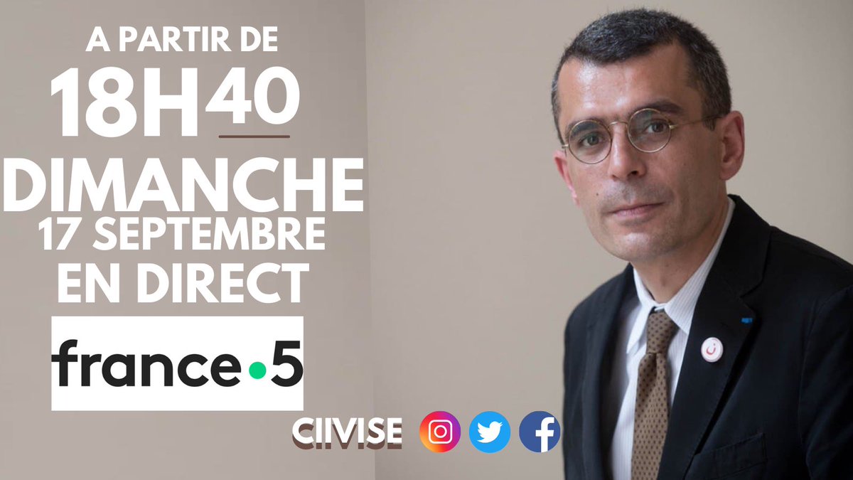 📌Je serai ce soir l'invité de @KRissouli pour la première de @ensocieteftv. Deux ans après le lancement de l'appel à témoignages de la @CIIVISE_contact, il n'y aucune certitude sur la poursuite de cette mission. On en parle, à partir de 18H40 sur @France5tv !