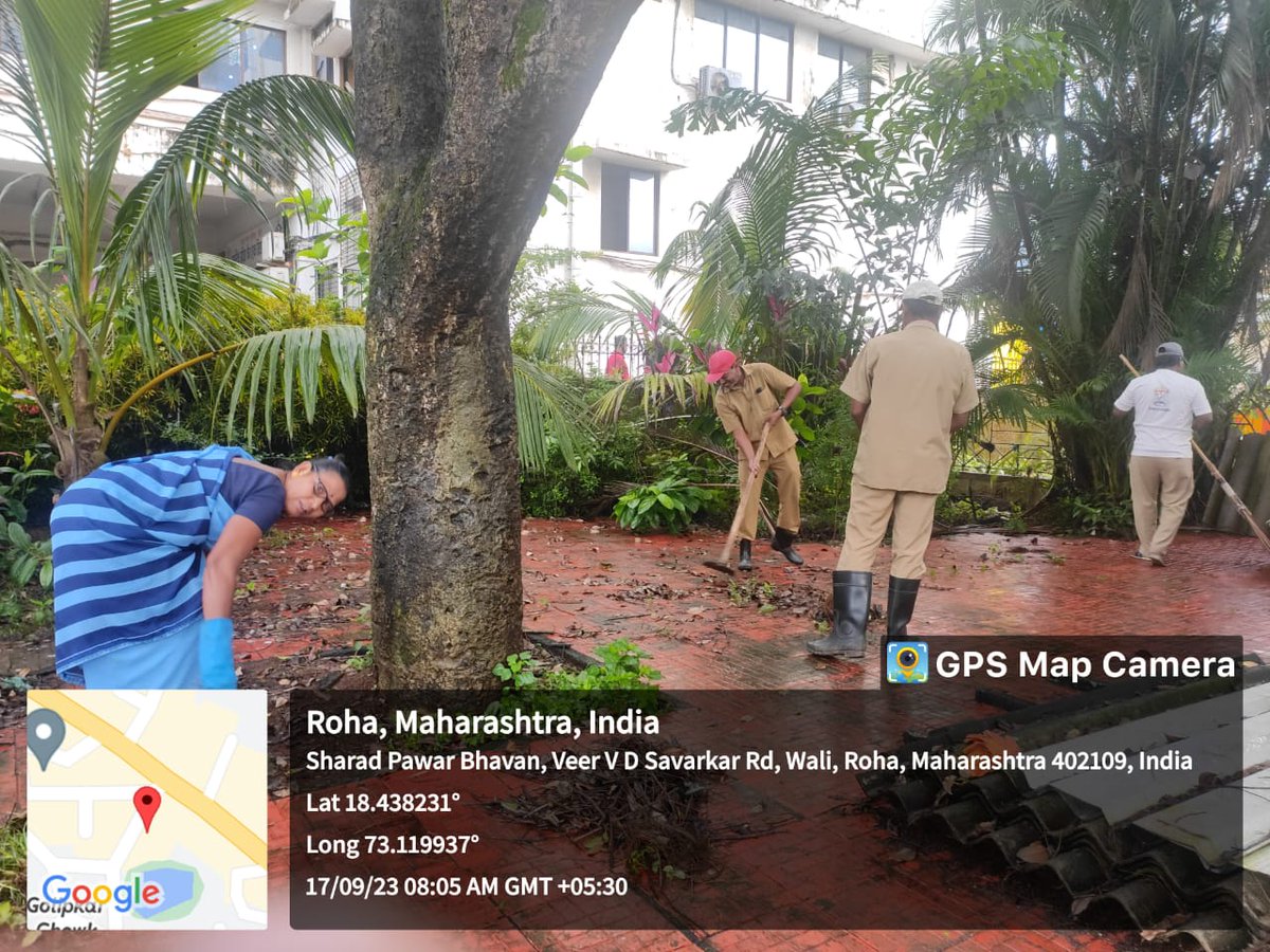 CouncilRoha's tweet photo. नगर परिषदेद्वारे स्वच्छता पंधरवडा  अंतर्गत  इंडियन स्वच्छता लीग २ निमित्त दिनांक:१७/०९/२०२३ रोजी मा.मुख्याधिकारी श्री. पंकज भुसे  यांच्या सुचनेनुसार नगरपरिषदेचे सफाई कर्मचारी, नागरिक,  यांच्या मार्फत आहिल्यादेवी पुष्करणी गार्डन येथे स्वच्छता मोहीम राबविण्यात आली.
ULB Name- Roha https://t.co/Sab1tNn9BM