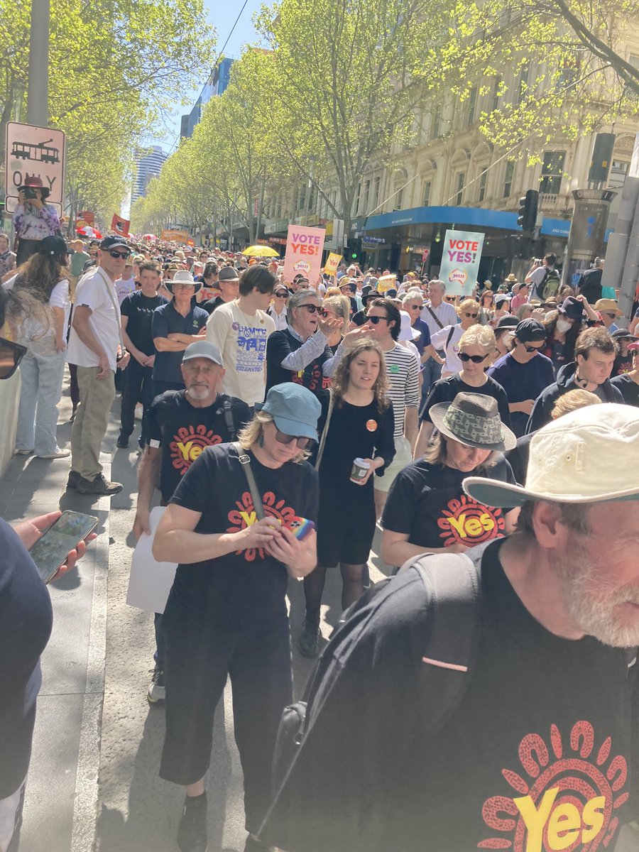 g4books's tweet photo. A great day to march in support of #YES2023 On October 14 Vote Yes for all Australians. https://t.co/pCqHhH03WH
