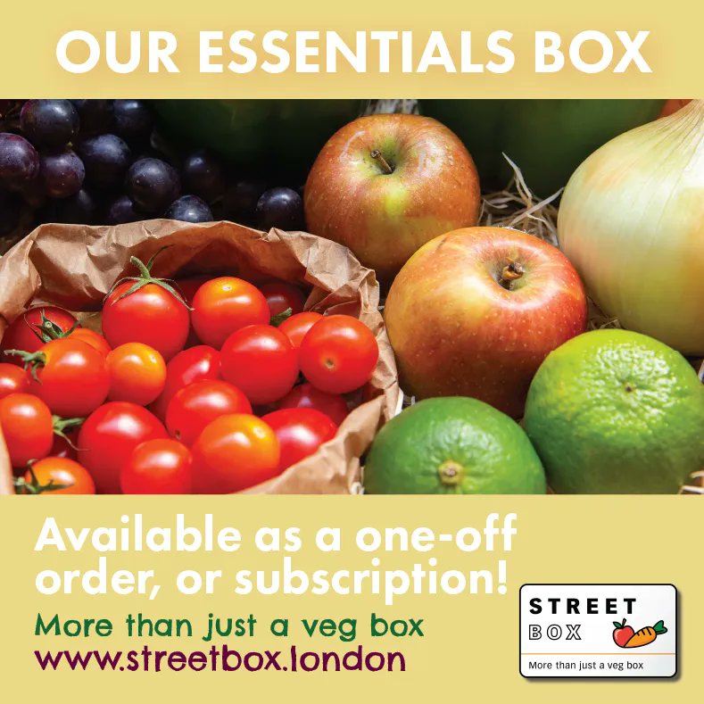 Fancy a fruit box delivered straight to your door? We've got you covered - pop over to streetbox.london and see if we deliver to your area and get 25% off your first box with code 'FIRSTBOX'. 
#vegbox #londonfood #london #camden #islington #northlondon #eastlondon